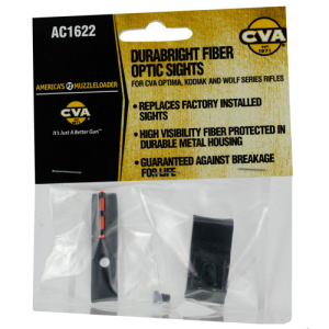 Cva CVA Durasight Z2 Blk-Red FO Front/Green FO Rear Sight - $32.59 at KYGUNCO