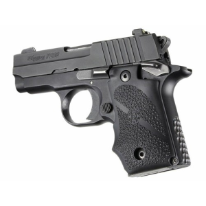 743108380802 HOGUE Sig Sauer P238 Ambi Safety Rubber Grip | Black 743108380802 HGU-38080