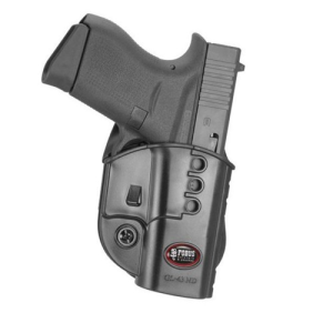Fobus Evolution Glock 43 Right-Hand Holster with Retention Adj, Black