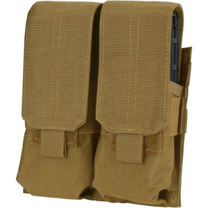 CONDOR Outdoor Double M4 Mag Pouch Coyote Brown