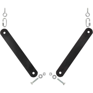Allen EZ-Aim Rubber Strap Gong Hanging Kit 8in Black