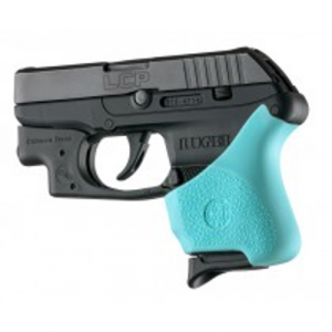 HOGUE Handall Hybrid Ruger Lcp Ct Button Grip Aqua