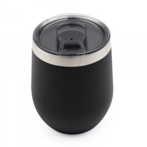 YUKON OUTFITTERS Freedom 10oz Wine Tumbler (Black)