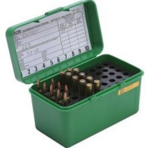 MTM Deluxe Ammo Box 50rd Handle 25-06, 30-06, 270 Grn