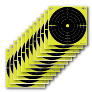 ALLEN Ez Aim 12x12 Non-adhesive Splash Bullseye, 12 Pack