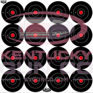 BIRCHWOOD Casey Dirty Bird 3" - 192 Bull's-eye Targets - 12 Sheets