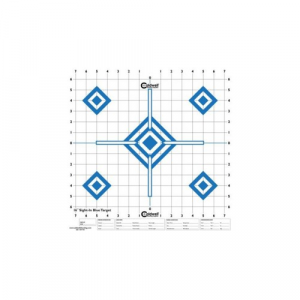 CALDWELL High Contrast Sight-in Targets, Blue 16"