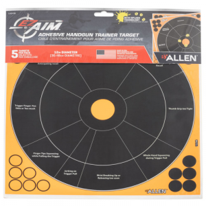 ALLEN Ez Aim Adhesive Splash 12x12 Handgun Trainer, 5 Pk