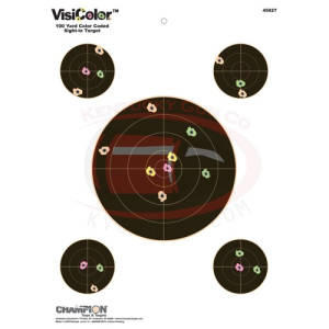 CHAMPION Visicolor Sight-in Target 10pk