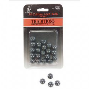 TRADITIONS 50 Cal Swaged Rifle Lead Round Ball 177gr 20pk