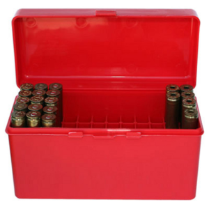 MTM Ammo Box 60 Round Flip-Top 270 Win 30-06 25-06 Red
