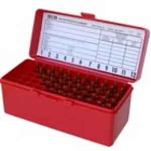 MTM Ammo Box 50rd Flip-Top 243 308 Win 220 Swift Red
