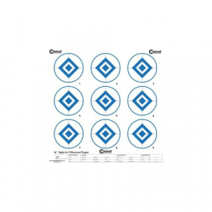 661120668930 CALDWELL High Contrast Sight-in Targets, Blue 9 Diamond 16" 661120668930 CLD-966893
