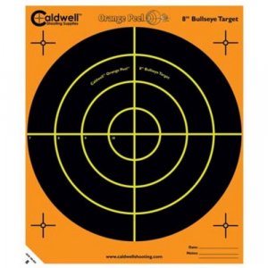 CALDWELL Orange Peel 8" Bullseye 5 Sheets