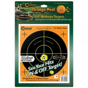CALDWELL Orange Peel 5.5" Bullseye 10 Sheets