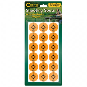 661120548836 CALDWELL 1" Orange Shooting Spots, 12 Sheets (216 Ct) 661120548836 CLD-754883