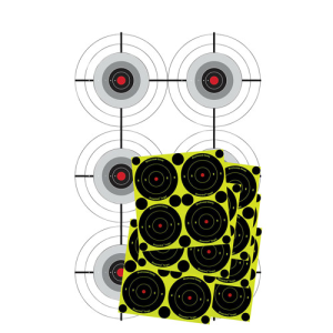 029057374445 BIRCHWOOD Casey Eze-scorer 4 - 23"x35" Bull's-eye /24 - 3" Overlay 029057374445 BRC-37444