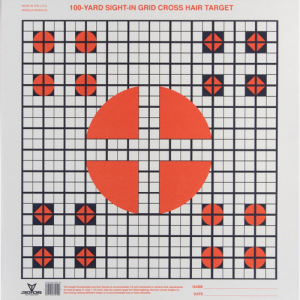 30-06 Outdoors Sight In Grid Target 20pk White/orange