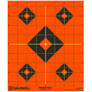 661120652090 CALDWELL Orange Peel Self-adhesive 8 Target 5 Pack 661120652090 CLD-1166102