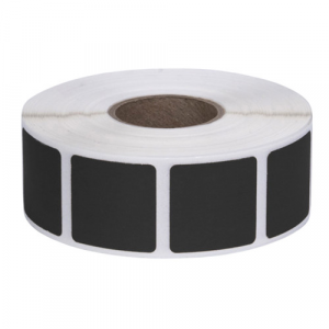 ACTION Target Target Paster 7/8" Sq Bullet Hole Repair Blk 1000