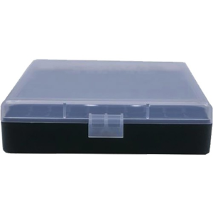BERRY'S Ammo Box 40 SW/45ACP Clear/Blk Polypropylene 100rd
