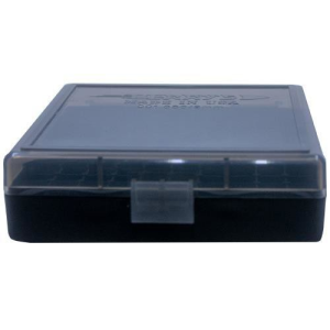 BERRY'S Ammo Box 380 ACP/9mm Smoke Lid /Black Bottom 100rd