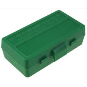MTM Ammo Box 50 Round Flip-Top 9mm 380 ACP Grn