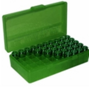 MTM Ammo Box 50 Round Flip-Top 41 44 45 LC Grn