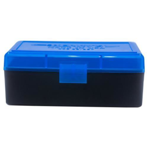BERRY'S Ammo Box 38Spl/357 Mag Blue/Blk Polypropylene 50rd