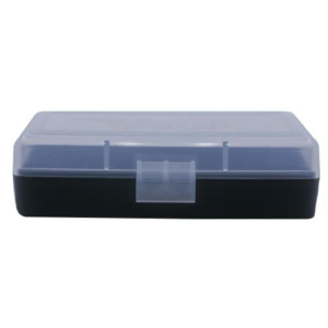 BERRY'S Ammo Box 380 ACP/9mm Clear/Blk Polypropylene 50rd