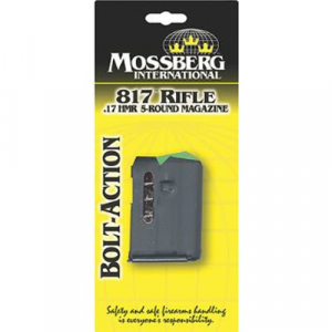 MOSSBERG 817 Bolt Action 17 Hmr Detachable 5rd Blued