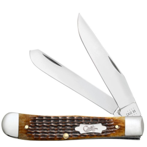 CASE KNIVES Antique Bone-Rogers Corn Cob Jig Trapper - Case Knives
