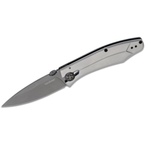 KERSHAW KNIVES Les George Innuendo Folding Knife 3.3" Blade + Stainless Steel Handles - Kershaw Knives
