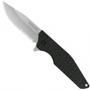KERSHAW KNIVES Drone Clip Point Serrated BeadBlasted 2.75" - Kershaw Knives