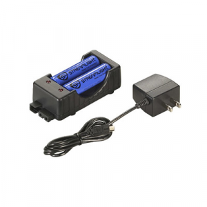 STREAMLIGHT 18650 Charger Kit - 120v Ac (incl Two 18650 Batt)