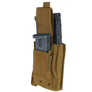 022886278595 CONDOR Outdoor Gen2 Single Kangaroo Mag Pouch - Coyote Brown 022886278595 CND-191231-498