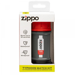 ZIPPO Typhoon Match Kit (15) w/ Case
