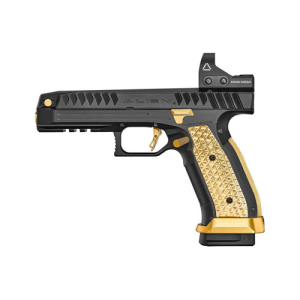 LAUGO ARMS Alien Standard Kit 9mm 4.8" 17rd - Black & Gold w/ LAUGO Red Dot - Laugo Arms