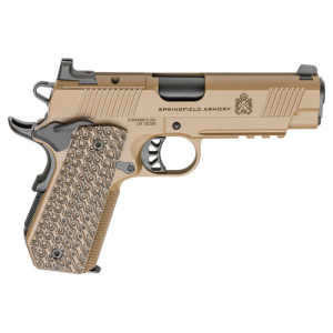 SPRINGFIELD ARMORY 1911 TRP 45 ACP 4.25" 9rd - Coyote Tan w/ VZ GripsA(R) Hydra(TM) G-10 - Springfield Armory