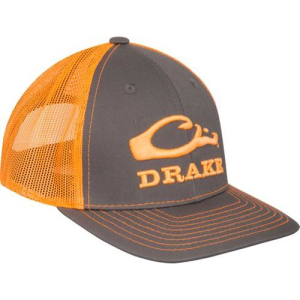 DRAKE Logo Mesh Back Cap Chocolate/Orange OSFM - Drake