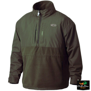 DRAKE MST Eqwader 1/4 Zip Pullover Olive XL - Drake
