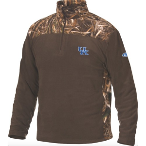 DRAKE U of K Camo Camp Fleece Pullover Realtree Max-5 - Drake