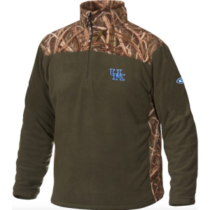 DRAKE U of K Camo Camp Fleece Pullover MO Blades - Drake