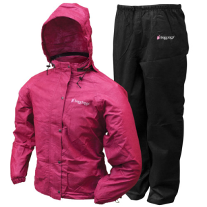 FROGG TOGGS Women's Classic All-Purpose Suit Cherry/Black - Frogg Toggs