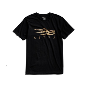 SITKA Icon Marsh Tee Black - Sitka