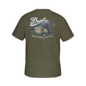 DRAKE Southern Collection Canvasback Decoy T S/S Militar - Drake