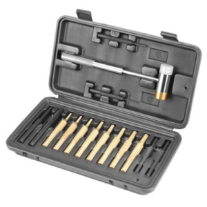 WHEELER Hammer and Punch Set, Plastic Case