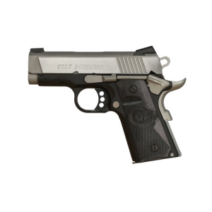 COLT Defender 45 ACP 3" 7rd - Stainless & Black w/ Novak Adjustable Sights