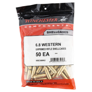 WINCHESTER AMMO 6.8 Western 50rd Shellcases