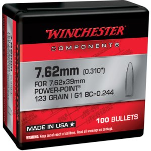 WINCHESTER AMMO 7.62 X 39mm PP 123Gr 100rd